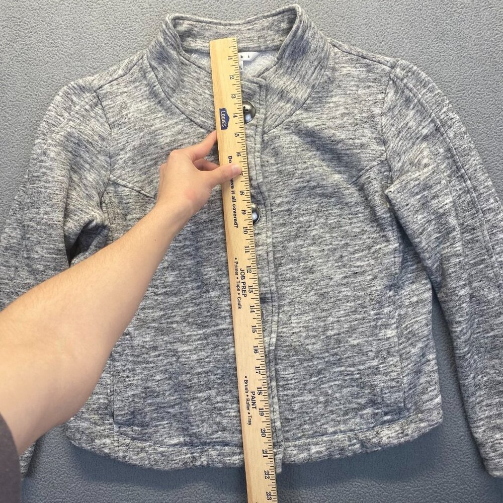 CAbi Womens Gray Hour Glass 3 Button Knit Blazer 596 Size Large,Outdoor,Preppy - Picture 7 of 12